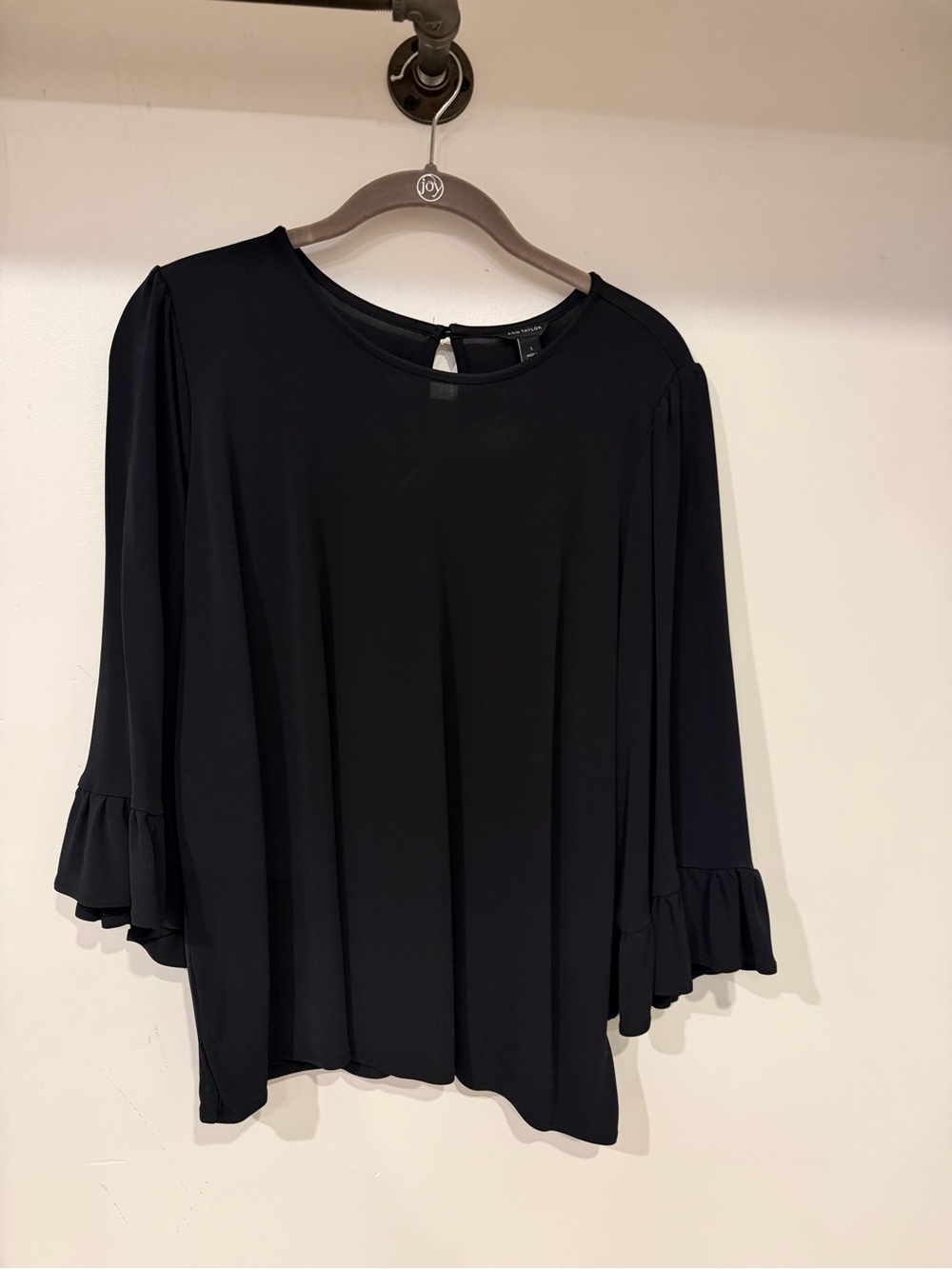 Ann Taylor Ruffle-Sleeve Women's Top